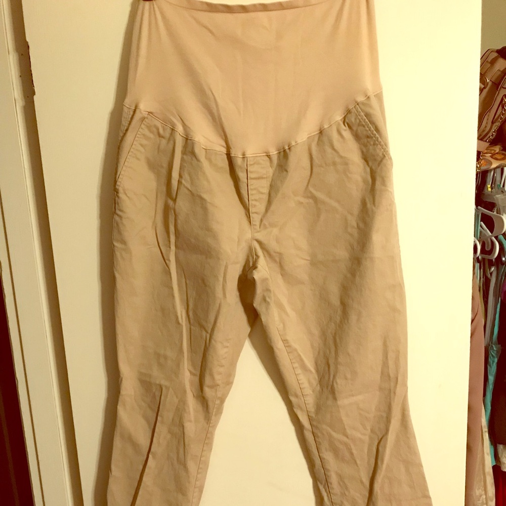 Maternity khaki pants